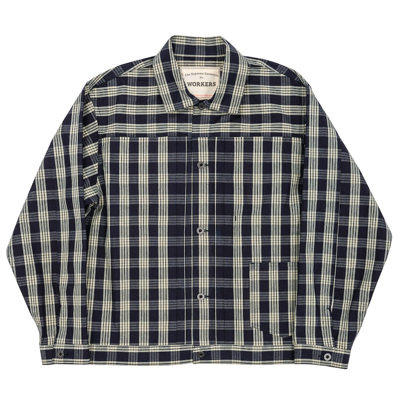 Lot.213 Indigo Plaid