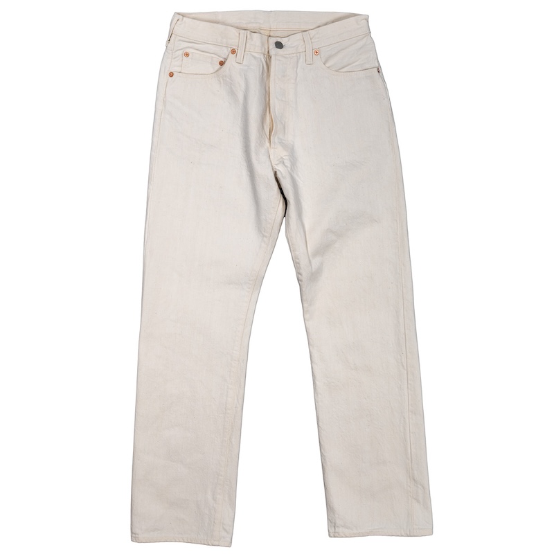 Lot.801 Straight White Denim