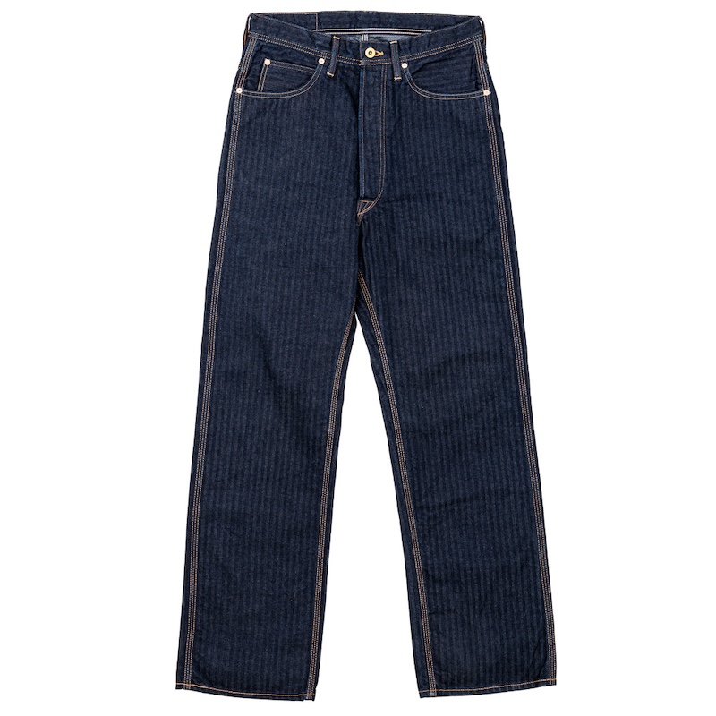 Lot.815 Work Pants 12oz Grey Back Indigo Herringbone
