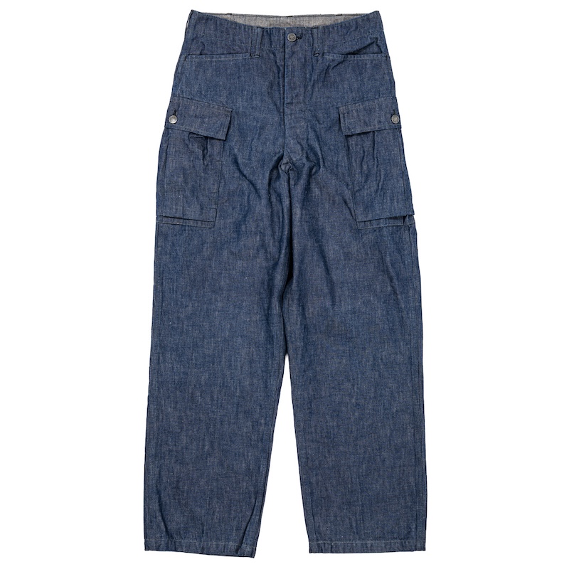 M43 Trousers Mod. 10oz Brown Back Denim