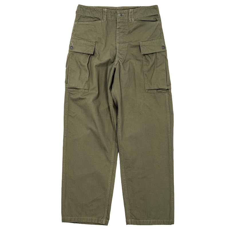 M43 Trousers Mod. OD Herringbone