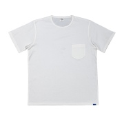2-PLY Pocket Tee Slim 26SS White