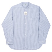 Band Collar Shirt 26AW Supima OX Stripe