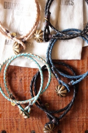 Button Works (ボタンワークス) Leather Bracelet-2