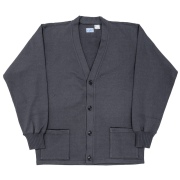 Cotton Cardigan sweater Faded Black
