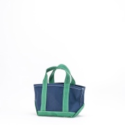 Deluxe Tote Mini Dark Navy×Green