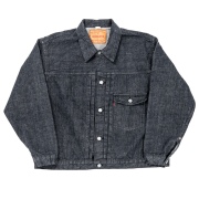 Lot.806XH Denim JKT T-Back Black Raw Denim size:46