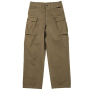 M43 Trousers Mod. Khaki Herringbone