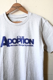 MIXTA Printed Tee Adoption Ash-1