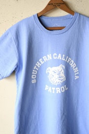 MIXTA Printed Tee So Cal Dog Earth Blue-1
