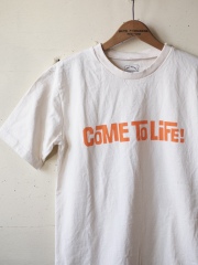 Mixta Printed Tee LIFE 24 Natural-1
