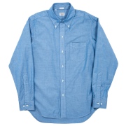 Modified 6 Button BD Supima OX Blue Mykonos