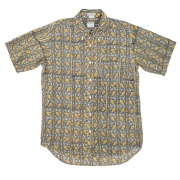 Modified Short Sleeve BD India Block Print Paisley
