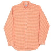 Modified Wide Spread Supima OX Orange Check