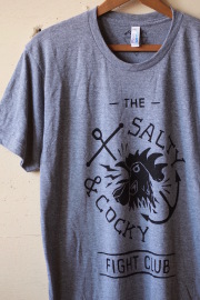 Monorail Studio T-Shirt Fight Club Athletic Grey-1