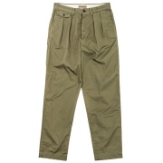 Officer Trousers 2-Tuck 8oz Hunter Green Chino
