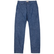 Officer Trousers Regular Fit 25AW GR Back Denim