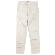 Officer Trousers Slim Type2 Pearl White Chino