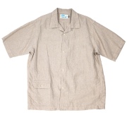 Open Collar Shirt 26SS Ecru Linen
