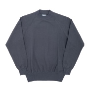Raglan Cotton Sweater 26AW Fade Black