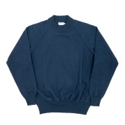 Raglan Cotton Sweater 26AW Navy