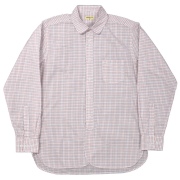 Round Collar Shirt 25AW Poplin Tattersall