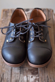 William Lennon Hill Shoes Cap Toe Black-1