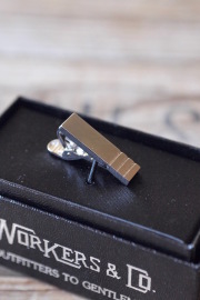 WORKERS Short Tie Clip Stripe-1