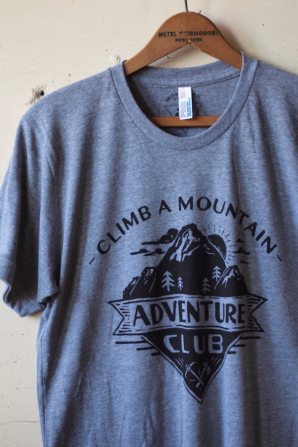 Monorail Studio T-Shirt Adventure Club Athletic Grey-1