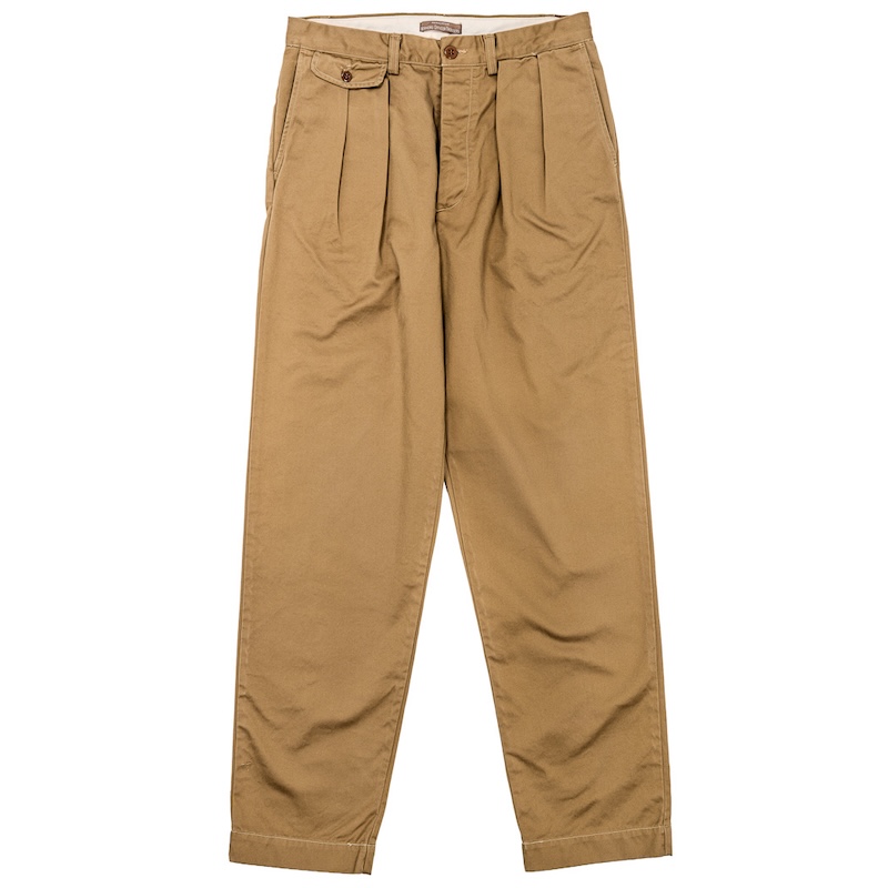 Officer Trousers 2-Tuck USMC Khaki 10oz Chino