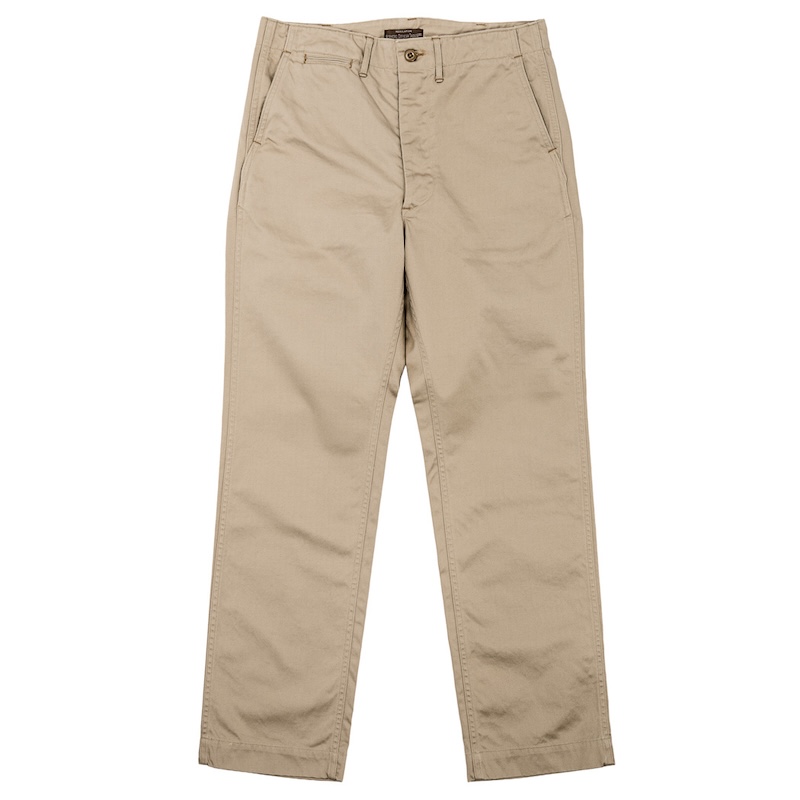 Officer Trousers Regular Fit 26AW Khaki No.1 10oz Chino
