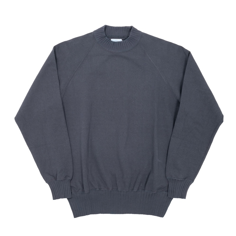 Raglan Cotton Sweater 26AW Fade Black