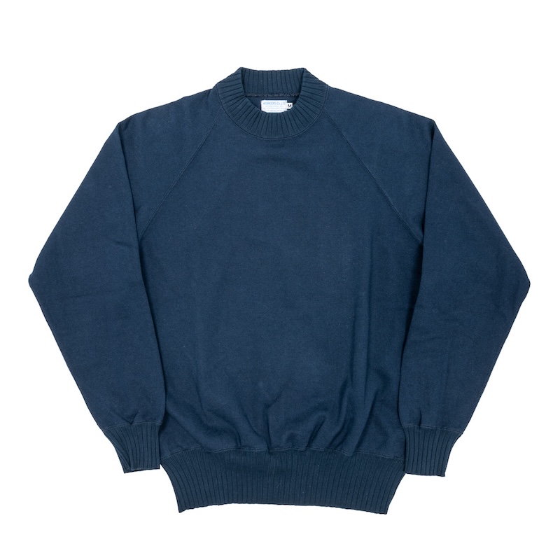 Raglan Cotton Sweater 26AW Navy