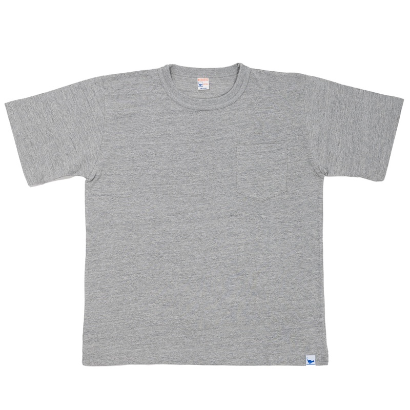 Running Cat Tee 88/12 Cotton×Rayon Grey