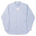 Band Collar Shirt 26AW Supima OX Stripe
