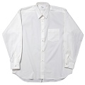 BOX SHIRT White Poploin