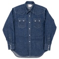 Cats Family Western Shirt Indigo Denim OW
