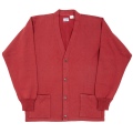 Cotton Cardigan sweater Burgundy