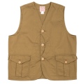 Cruiser Vest 25SS 6oz Twill Khaki