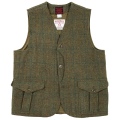 Cruiser Vest Harris Tweed Green