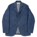 Lounge JKT 25AW 8oz GR Back Denim