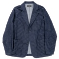 Lounge JKT 26AW Indigo Herringbone