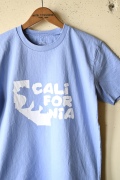 MIXTA Printed Tee California 25 Eath Blue-1