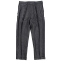 Moonglow Trousers French Linen Herringbone Black
