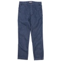 Officer Trousers Slim Type2 Indigo Herringbone
