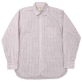 Round Collar Shirt 25AW Poplin Tattersall