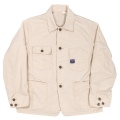 SUPER BIG CAT Railroad Jacket 10oz White Denim