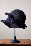 TCBjeans 30's Hat Black Yorimoku Twill-1