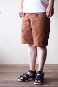 TCB jeans Crawling Shorts Brown Canvas-1