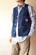 TCBjeans Foremen Vest, Denim-MAIN